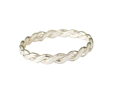 Braid Medium Sterling Ring