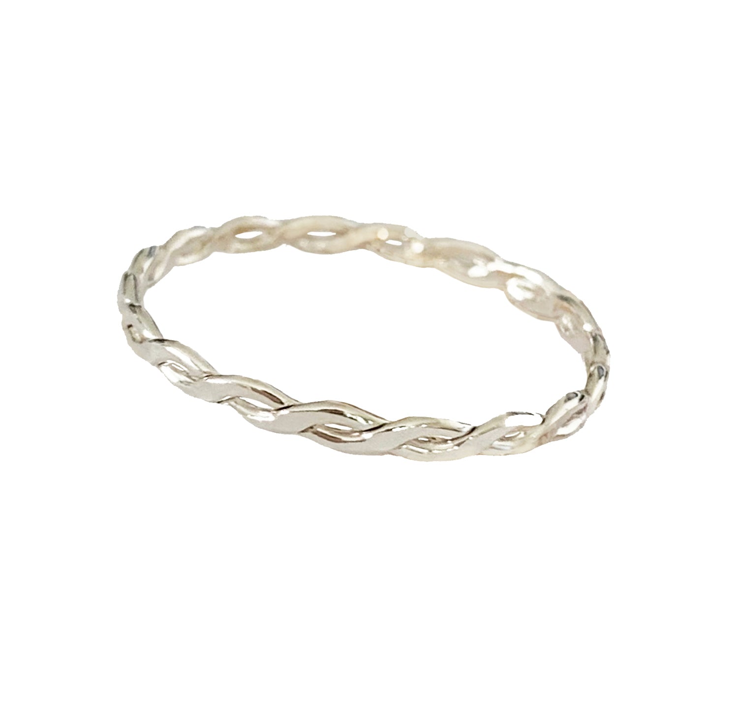 Braid Skinny Toe Ring
