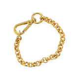 Carabiner Clasp Rolo Gold Fill Bracelet 7"
