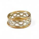 Celtic Weave Stack Toe Rings