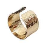 C-Gar Band Super Wide Gold Fill Adjustable Toe Ring