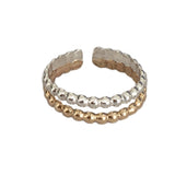 Double Bee Adj Toe Ring