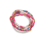 Friendship Bracelets / Heishi Surfer Beads - Set of 6