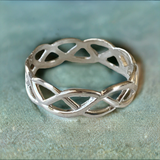 Celtic Weave Sterling Toe Ring
