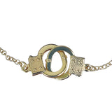 Handcuff 18k Gold Filled Rolo Chain Anklet