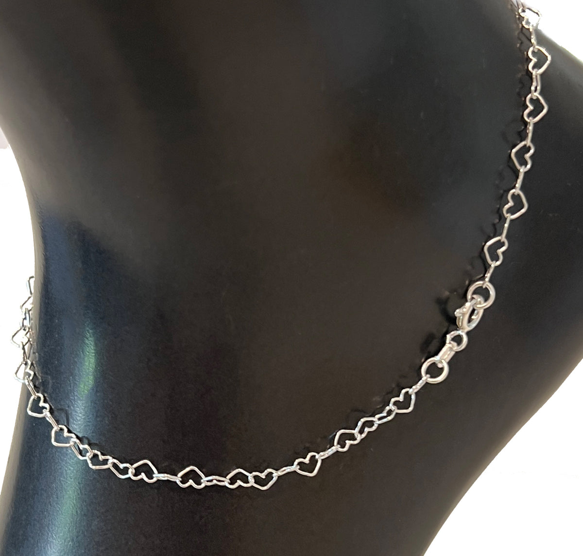 Girls' Heart Charm Bracelet Sterling Silver - In Season Jewelry Girls' Heart Charm Bracelet Sterling Silver - In Season Jewelry