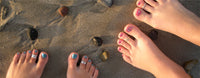 Toe Rings on the beach in San Clemente, CA