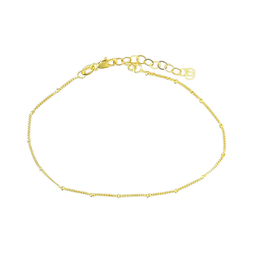Satellite 18k Gold Filled Chain Anklet