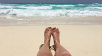 Toe Rings on the beach in Mexico