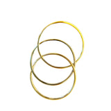 Three Strand Interlock Fidget Ring Gold Fill