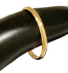 A 1mm Gold Fill Thumb Ring shown here on a model