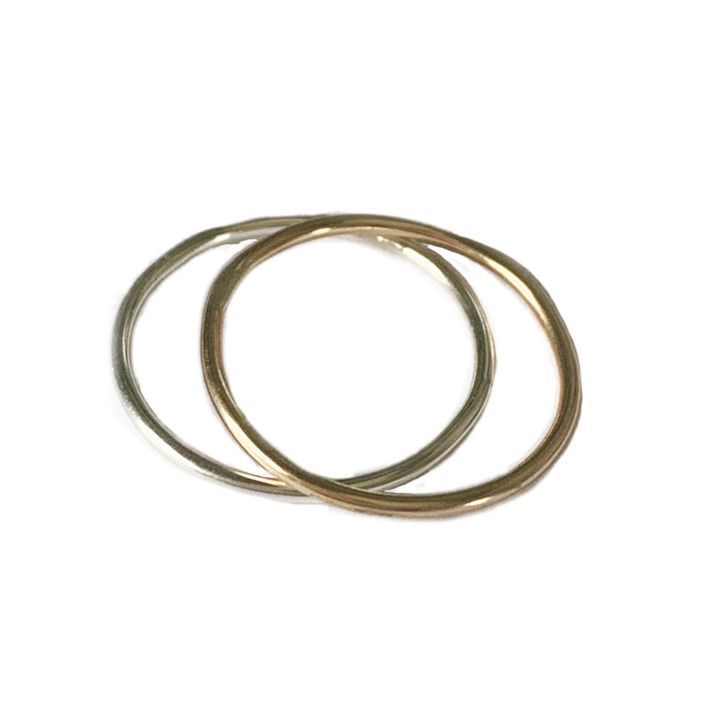1mm Round Skinny 14K Gold Toe Ring