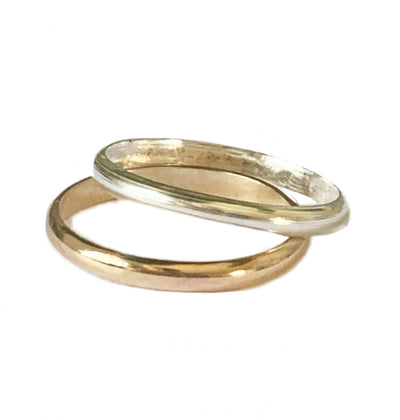 2mm 14K Low Dome Ring