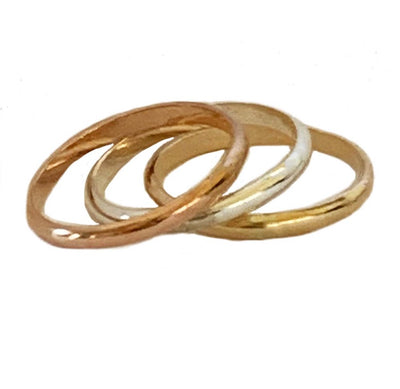 2mm Sterling or Gold Toe Ring