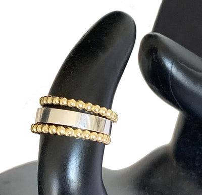 Bee Bands & 3mm Flat Stack Toe Rings