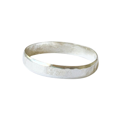 5mm Hammered Sterling Ring