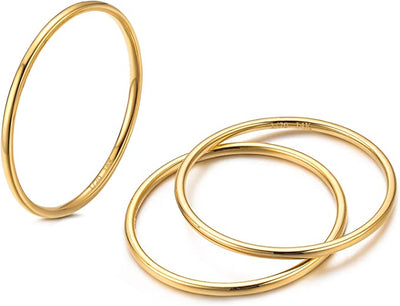 Skinny Stack Toe Rings