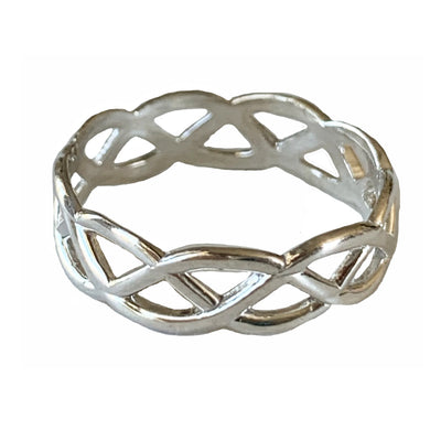 Celtic Weave Sterling Silver Toe Ring