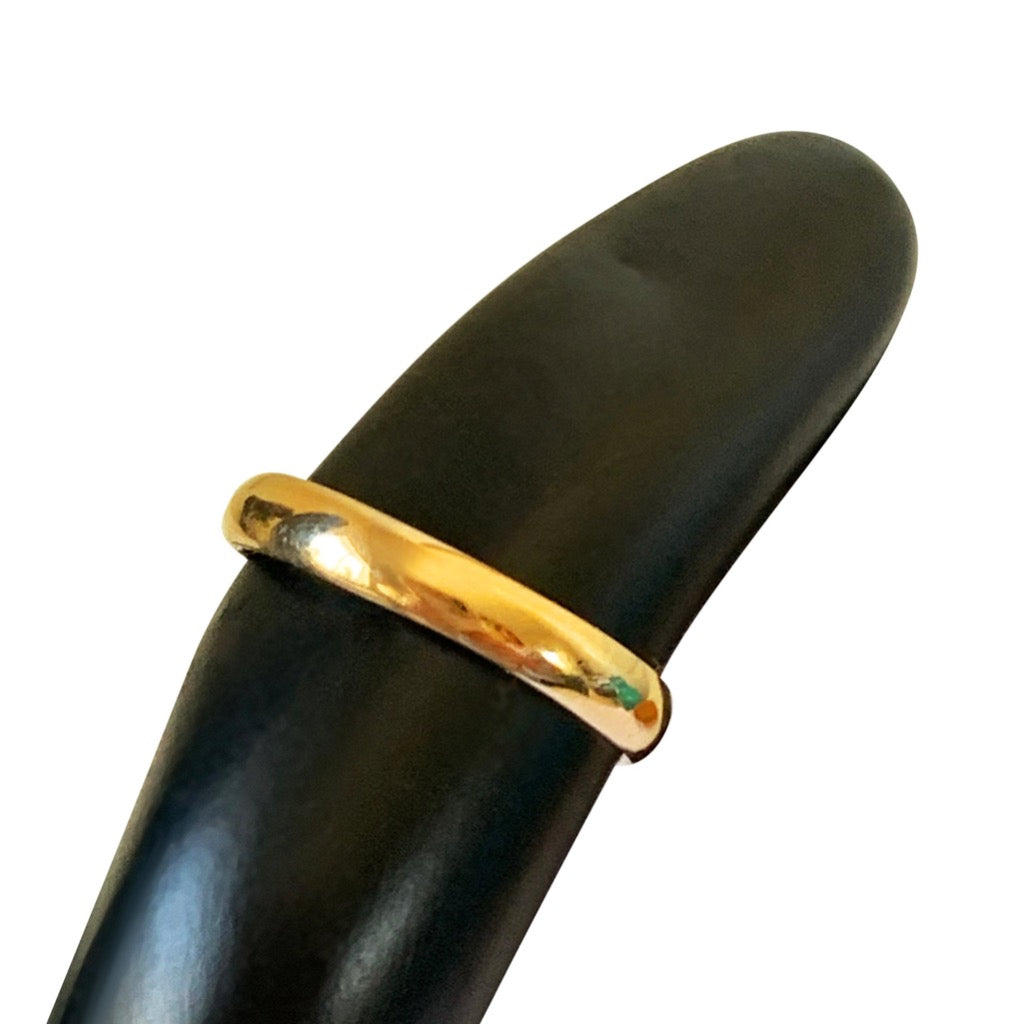 3mm Domed 10k Gold Adj Toe Ring