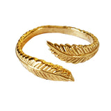 Feather Wrap Adj Toe Ring