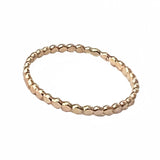 Mini Flat Bee Toe Ring