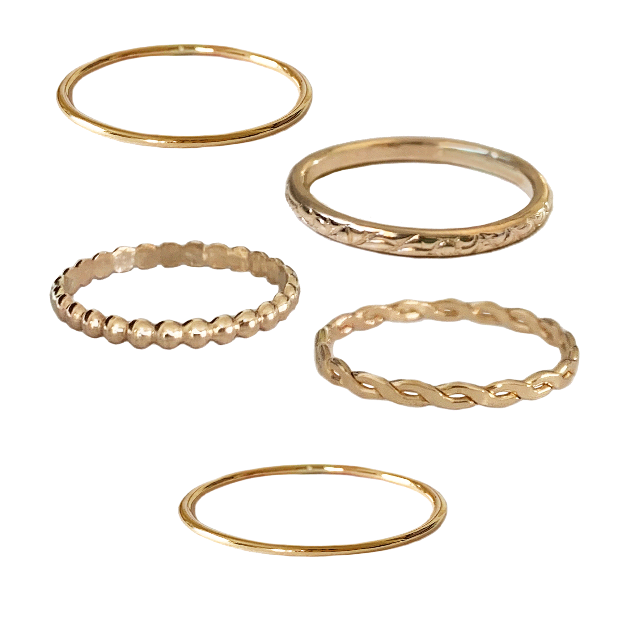 Five Toe Rings Variety Stack - NEW!