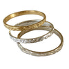 Summer Breeze Toe Ring shown in sterling and gold fill