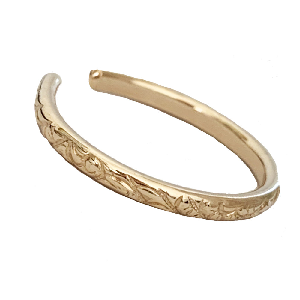Summer Breeze Gold Toe Ring Side View