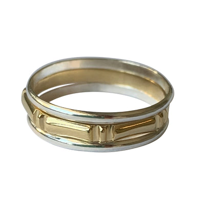 Bamboo Stack Toe Rings