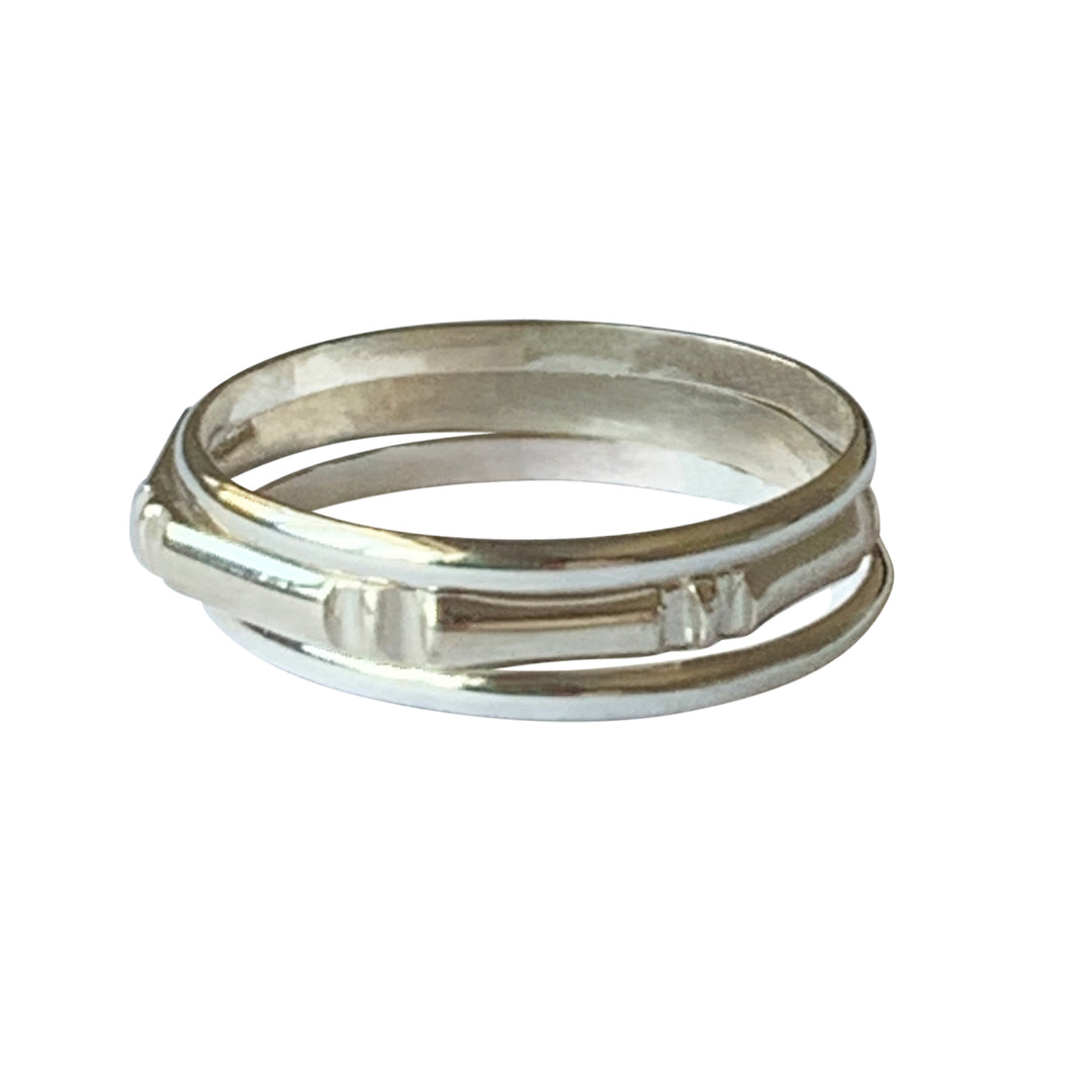 Bamboo Stack Toe Rings – www.ToeRings.com
