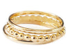 Stacking Skinny Bands and Bee Bee Ring