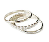 Stacking Skinny Bands and Bee Bee Ring