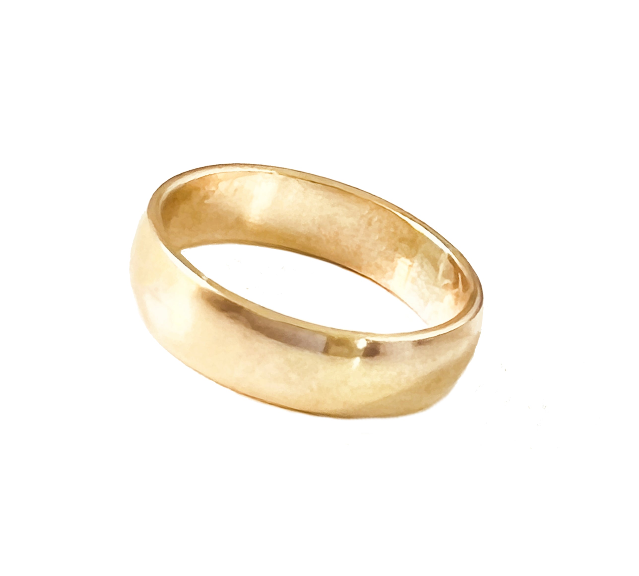 5mm Bold Sterling or Gold Fill Ring