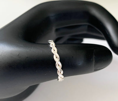 Braid Medium Sterling Ring