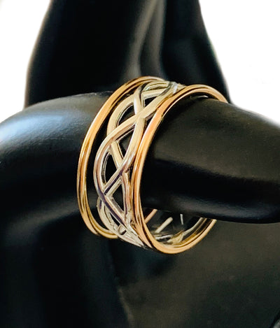 Celtic Weave Stack Toe Rings