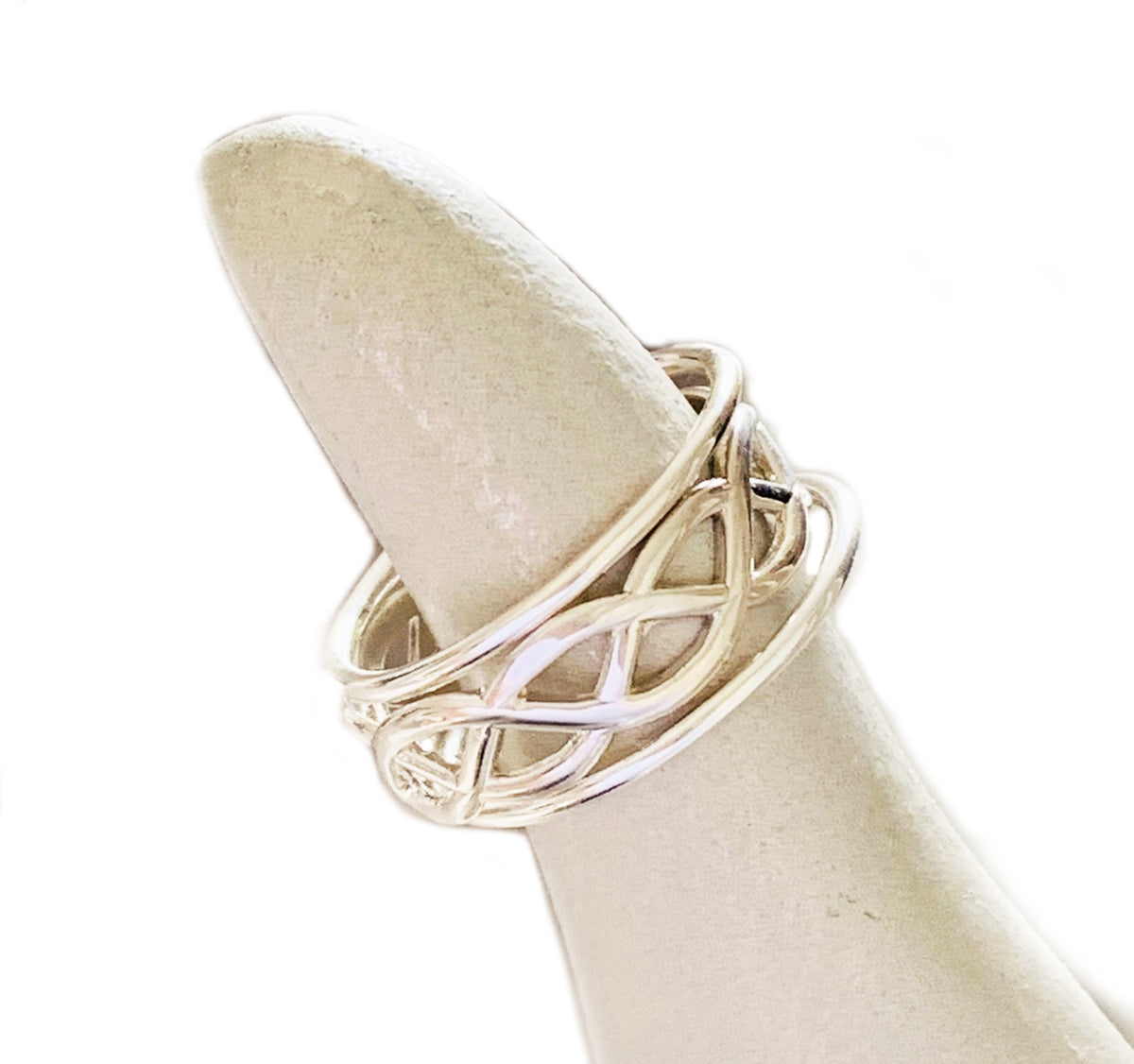 Celtic Weave Sterling Toe Ring