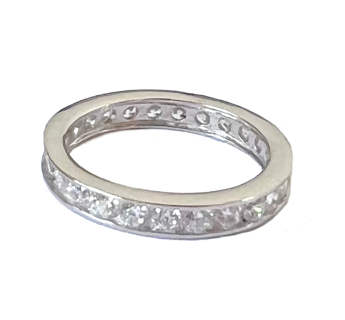 Diamond eternity toe ring Clearance