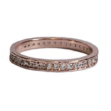 CZ Micro Eternity Pink Gold Fill Toe Ring