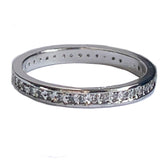 CZ Micro Eternity Sterling Toe Ring