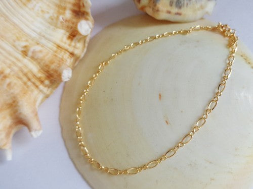 Figure Eight Gold Fill Anklet