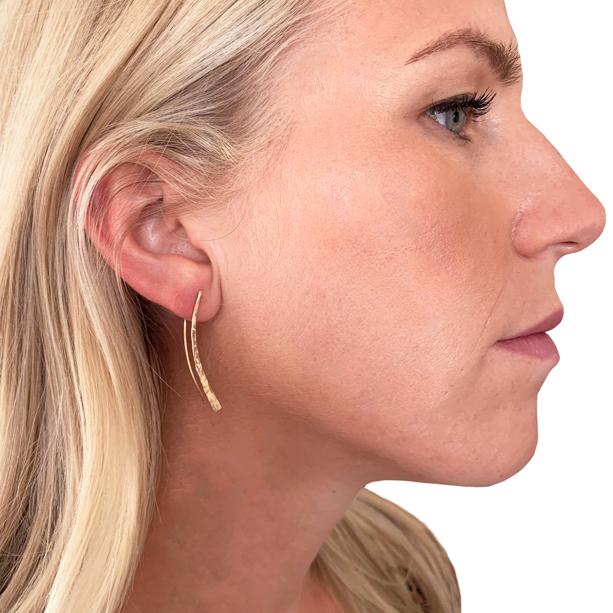 Curvy Threader Drop Earrings