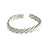 Braid Flat Sterling Adj Toe Ring