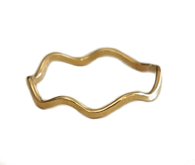 Free Wave Gold Fill Toe Ring
