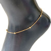 Gold Ball Chain 18K Gold Fill Anklet