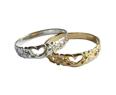 Hawaiian Heart 14K Gold Toe Ring