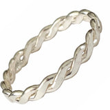 Braid Medium Sterling Toe Ring