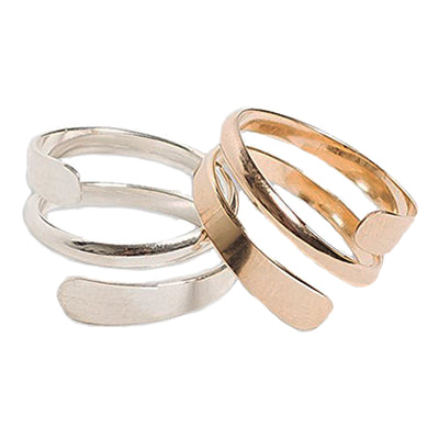 Pipeline Gold Fill Thumb Ring