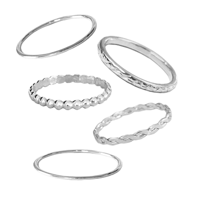 Five Toe Rings Variety Stack - NEW!