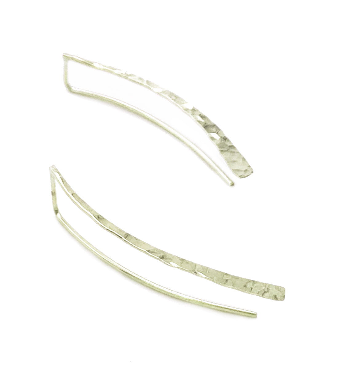 Curvy Threader Drop Earrings in 14K Gold Fill or Sterling Silver